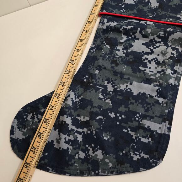 CAMOSOCK U.S. Navy Christmas Stocking Blue Camo Made in the USA Military - Picture 6 of 7